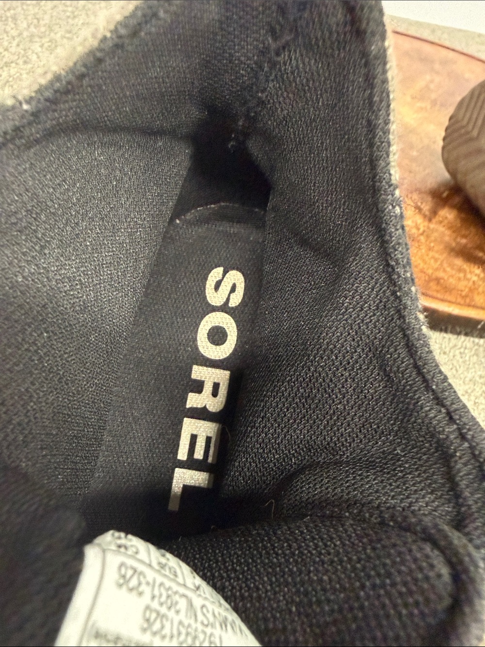 Sorel Boots Wm 8 Green Black Plaid Duck Waterproof Rubber Sole Out N About Plus - Picture 11 of 11